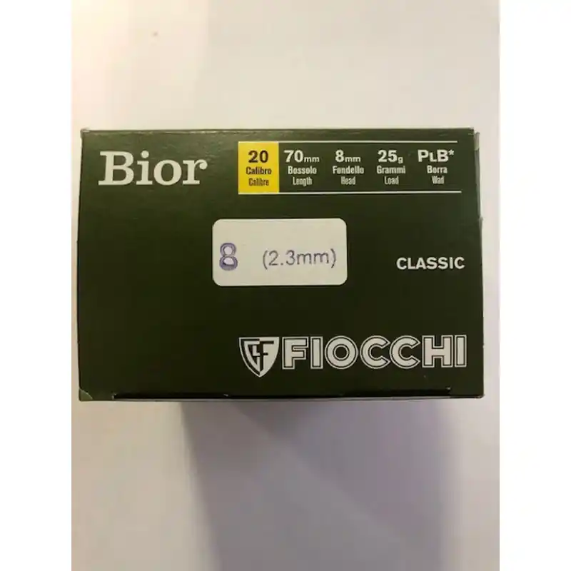 FIOCCHI CART BIOR C20 PB 8 PALLINI