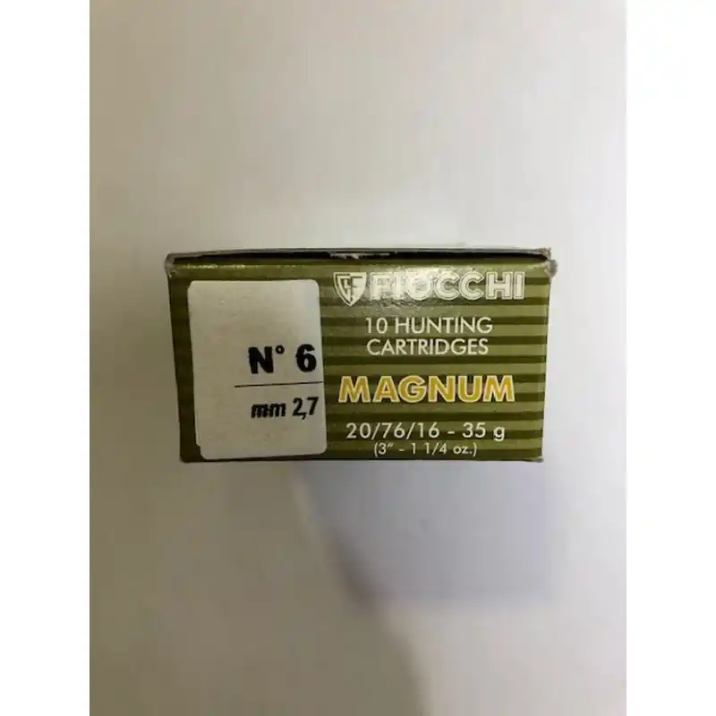 FIOCCHI CARTUCCE C20 PALLINI N 6