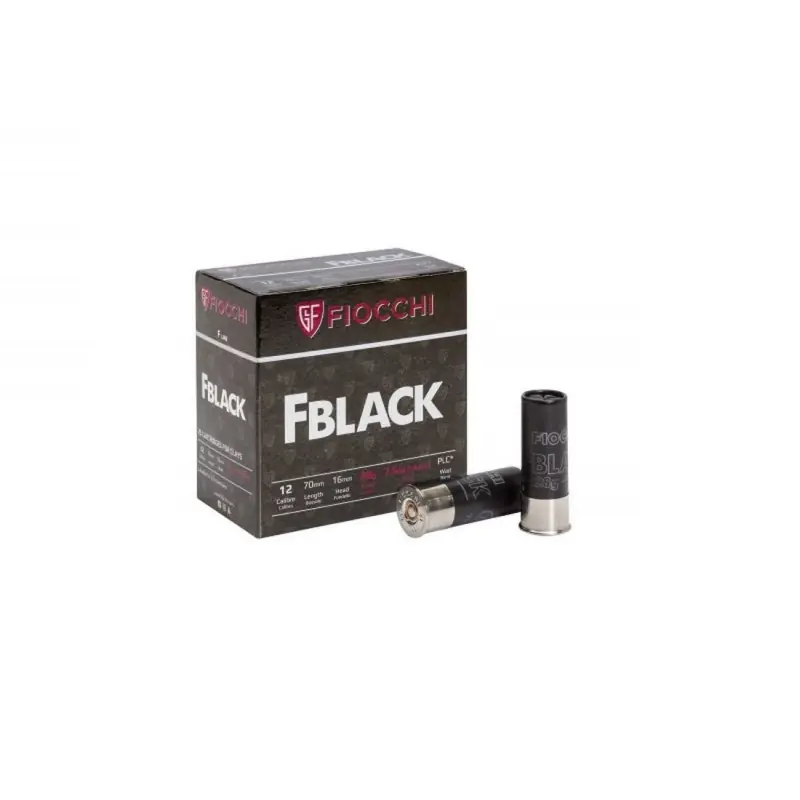 FIOCCHI CART FBLACK C12 TRAP 7 1/2