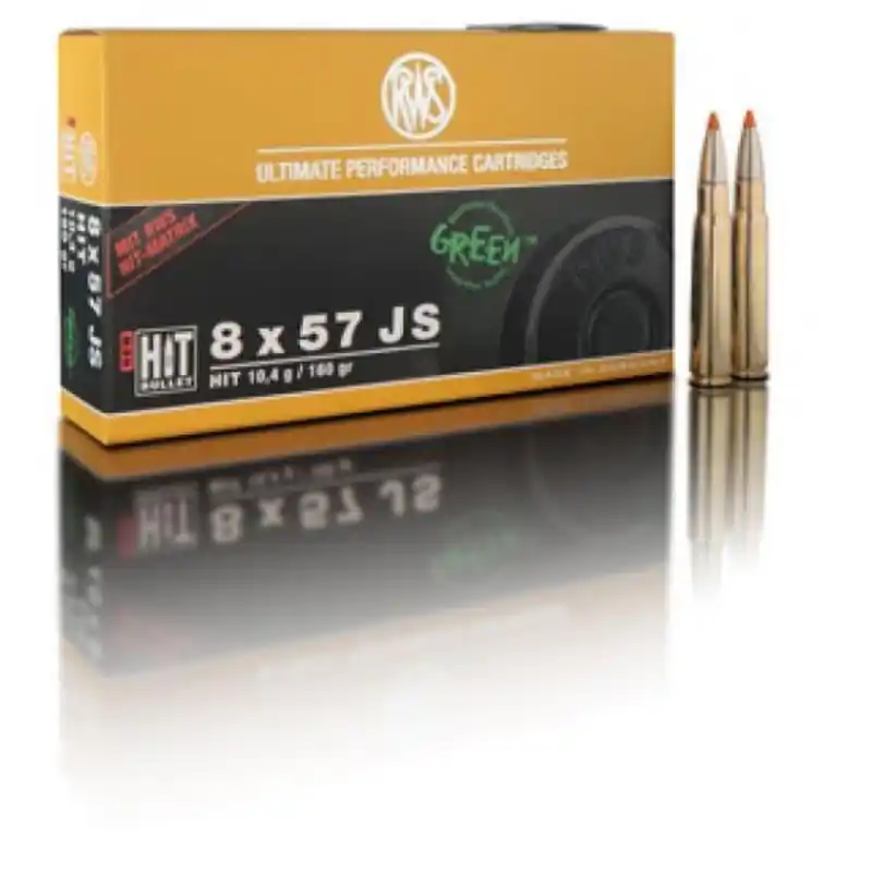 RWS CARICHE 8 X 57 JS 160 GR HIT