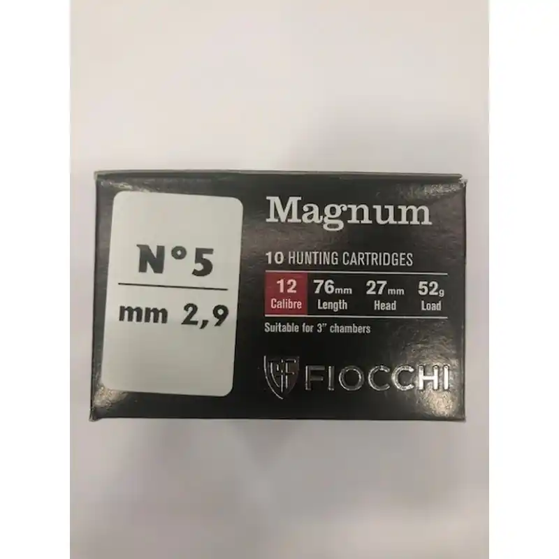 FIOCCHI CARTUCCE C12 PB 5 MAGNUM