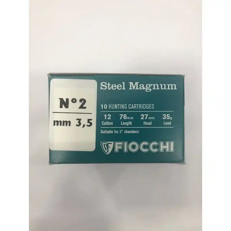 FIOCCHI CARTUCCE ACCIAIO C12 P 2 M
