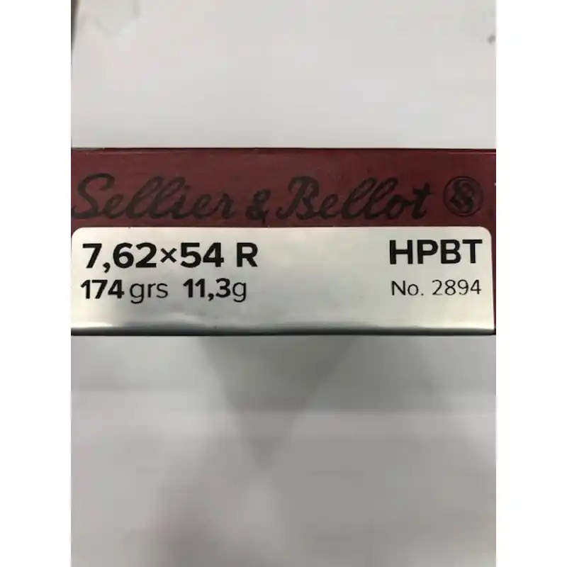 S&B CARICHE 7,62X54R GR 174 HPBT
