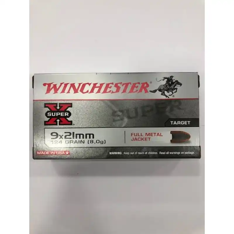 WINCHESTER CARICHE 9X21 QT 50 FMJ