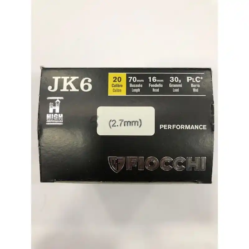 FIOCCHI CART JK6 HIGH P C20 PB 6