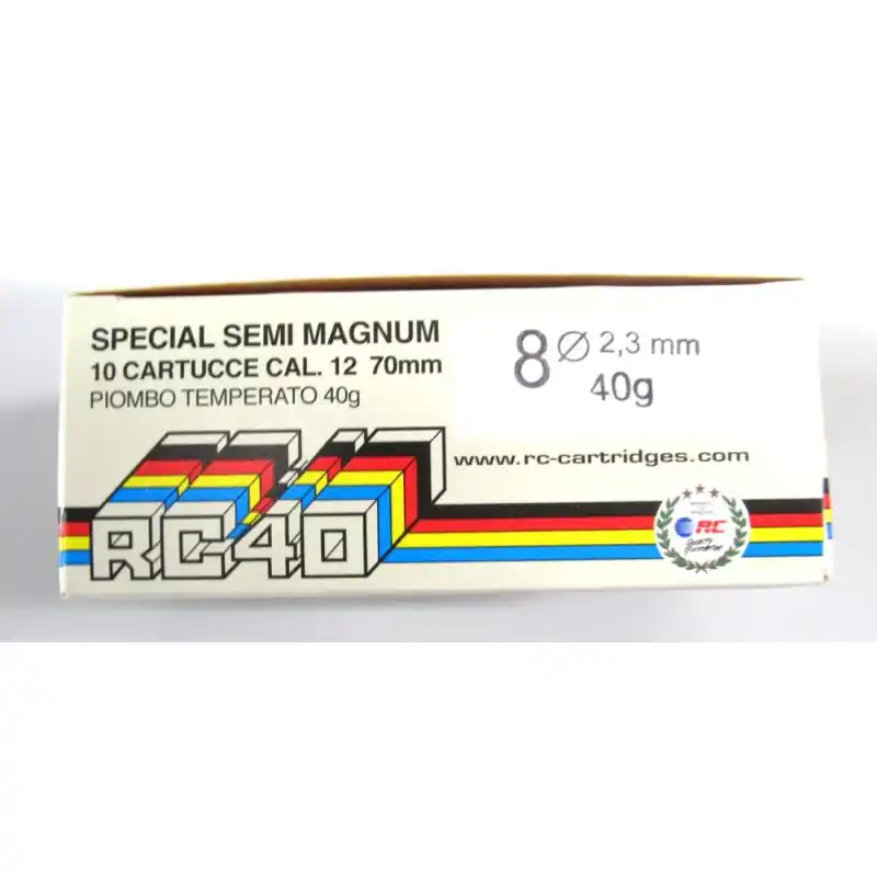 RC12 CARTUCCE SEMI MAG RC40 PB 8