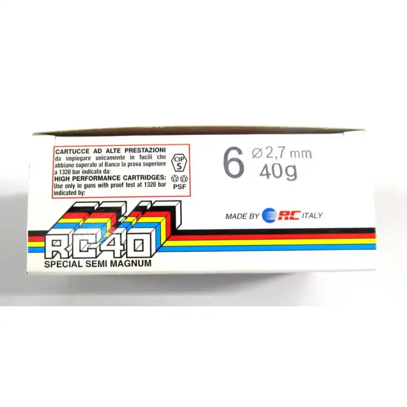 RC12 CARTUCCE SEMI MAG RC40 PB 6