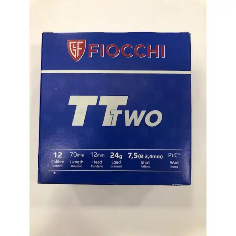FIOCCHI CART TTWO C12 TRAP 7 1/2