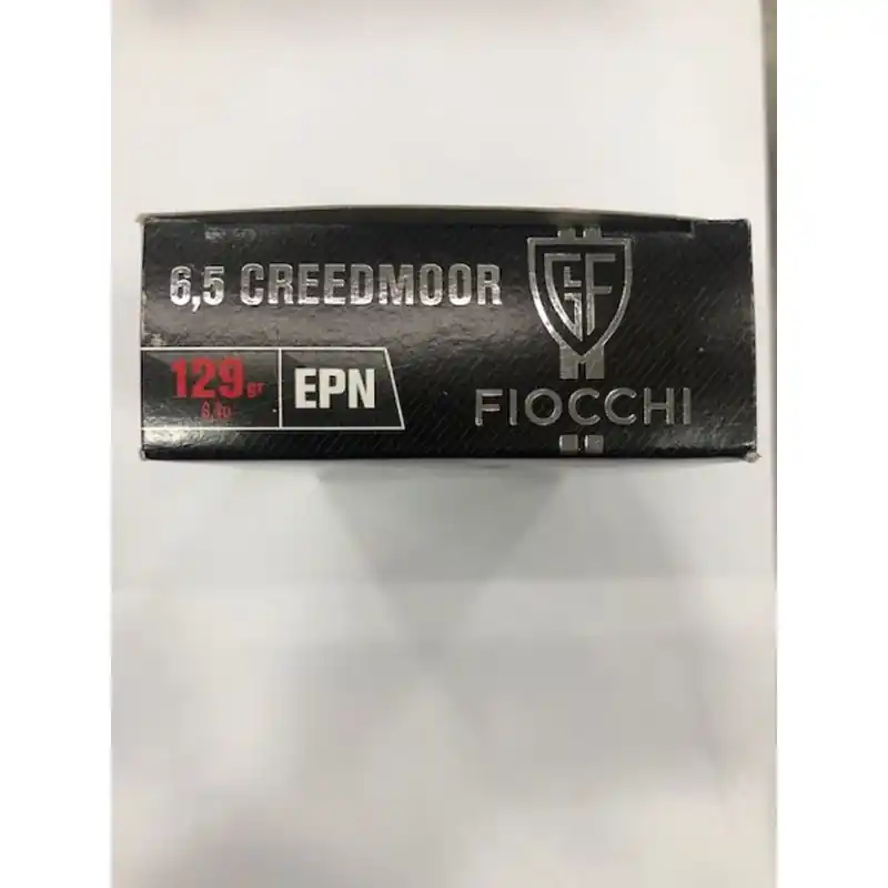 FIOCCHI CARICHE 6,5 CREEDMOOR 129GR