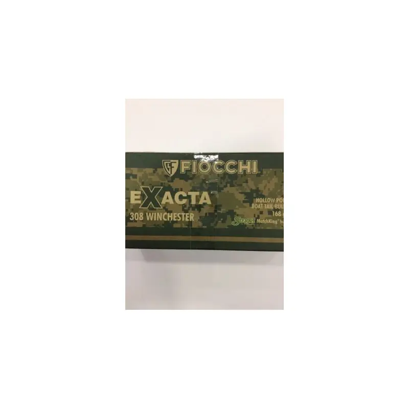 FIOCCHI CARICHE 308WIN 168 GR