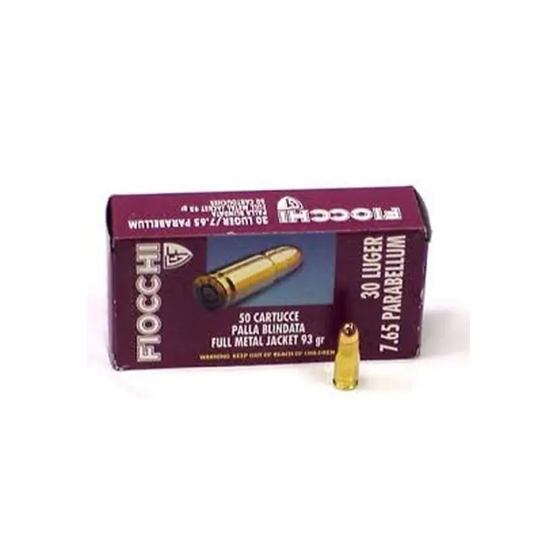 FIOCCHI CARICHE 7,65 PARA 93 GR