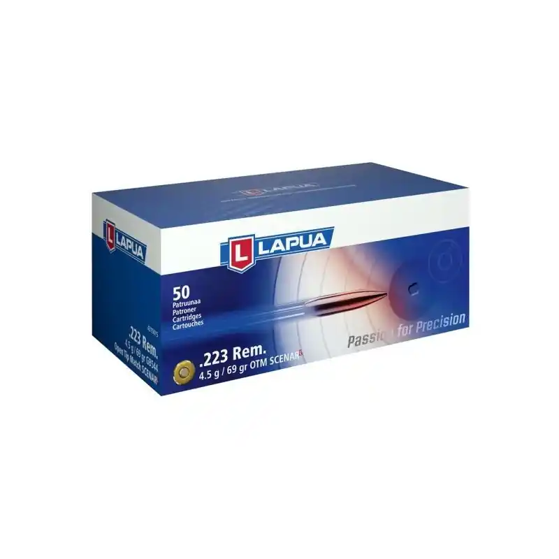 LAPUA CARICHE CAL 223 REM 69 GR