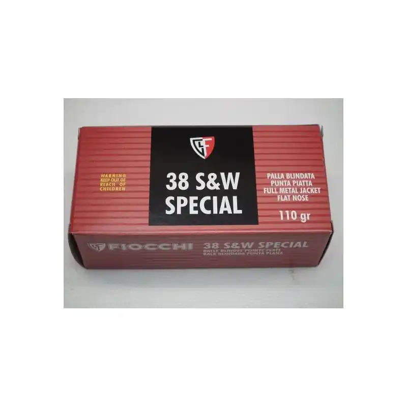 FIOCCHI CARICHE 38SPL FMJ 110 GR