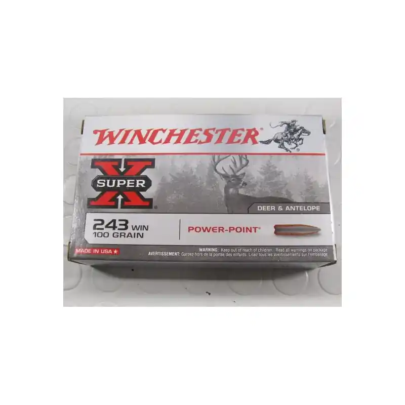 WINCHESTER CARICHE 243 WIN 100 GR