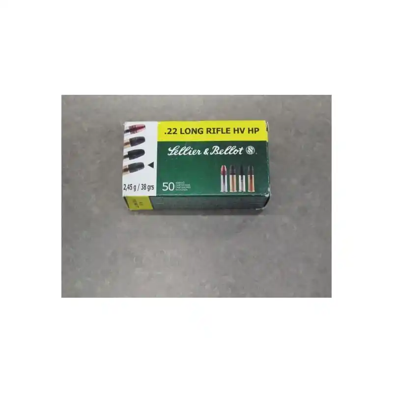 S&B CARICHE 22 LR HV HP 38 GR