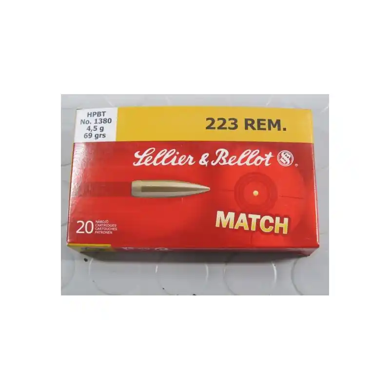 S&B CARICHE 223 REM GR 69 HPBT