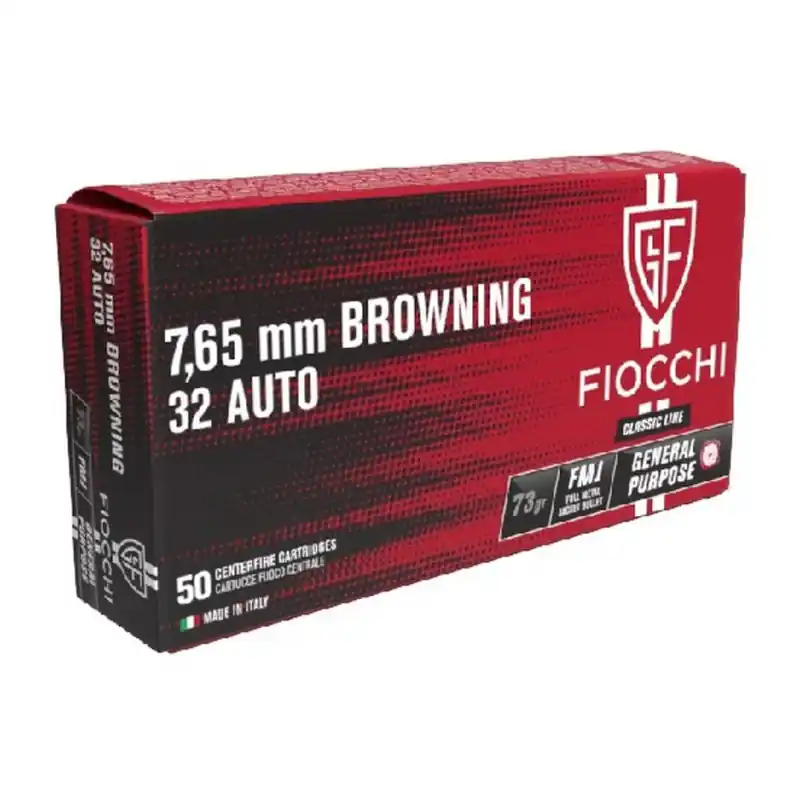 FIOCCHI CARICHE 7,65 BR 73 GR FMJ