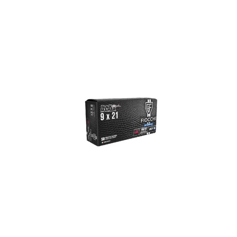 FIOCCHI CARICHE 9 X 21 BLACK MAMBA