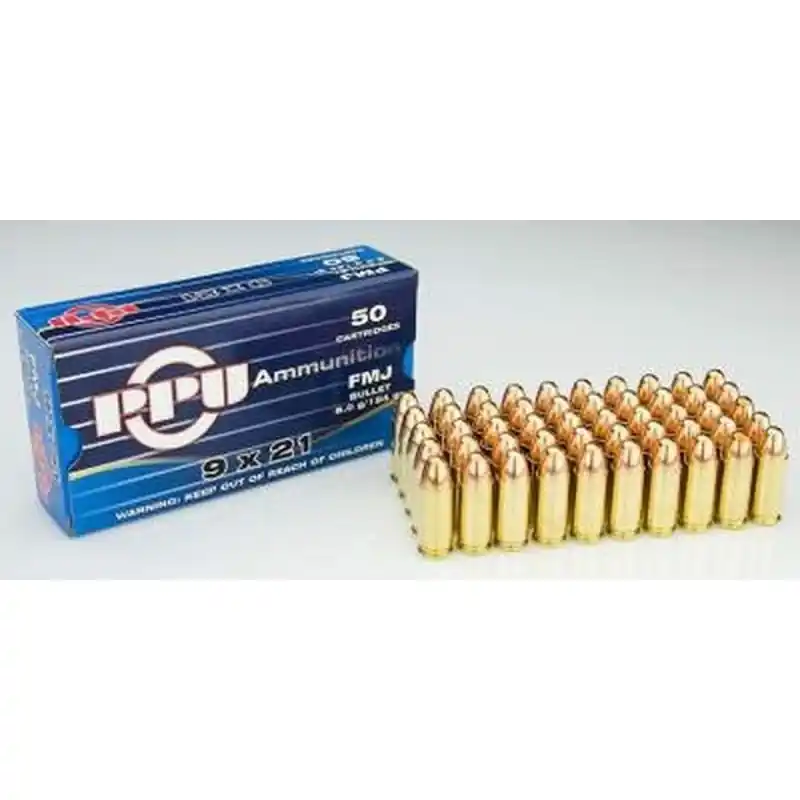 PRVI CARICHE 9X21 FMJ 124 GR