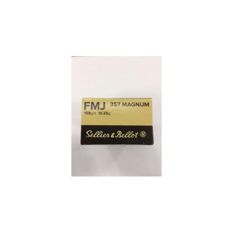 S&B CARICHE 357 MAG FMJ 158 QT 50