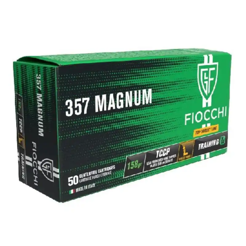 FIOCCHI CARICHE 357 MAG TCCP 158 GR