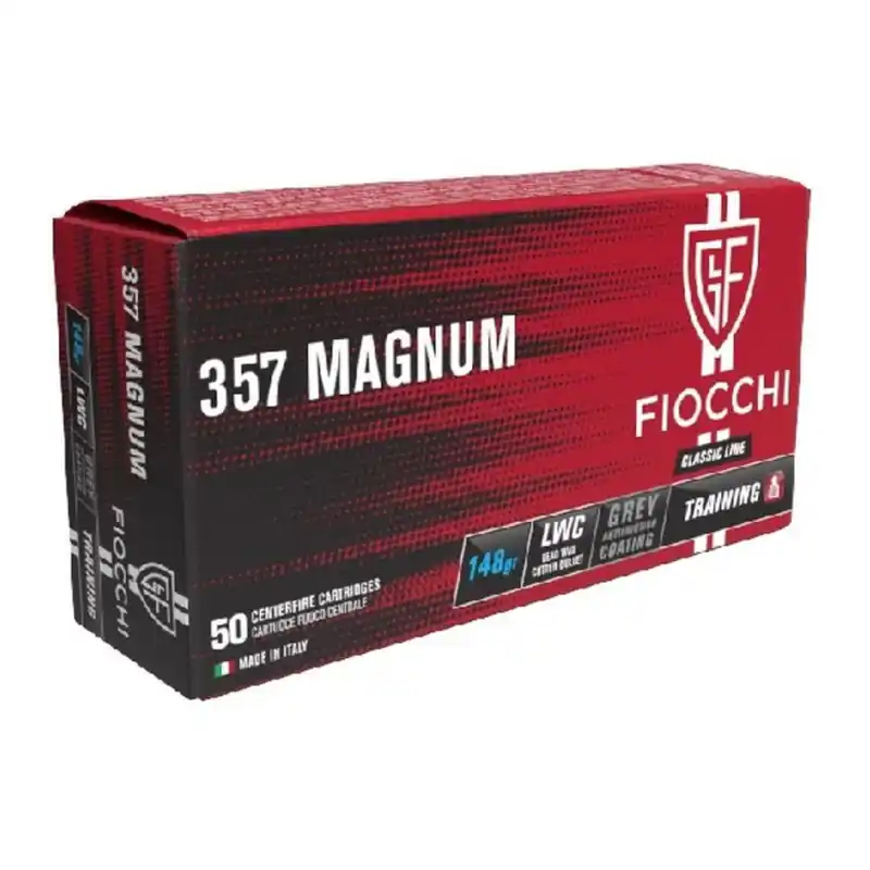 FIOCCHI CARICHE 357 MAG LWC 148 GR