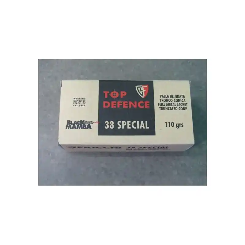 FIOCCHI CARICHE 38SPL FMJTC 110 GR
