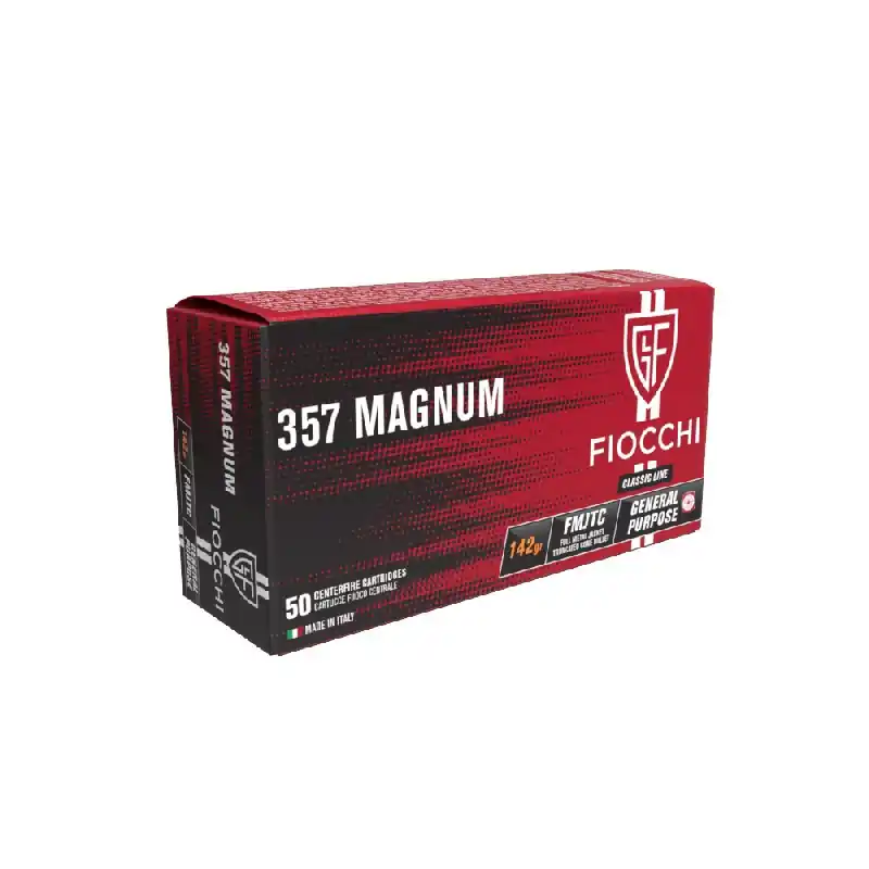 FIOCCHI CARICHE 357M FMJTC 142 GR