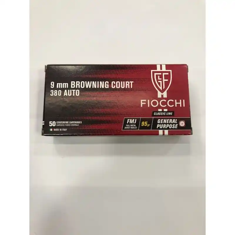 FIOCCHI CARICHE 9 CORTO FMJ 95 GR