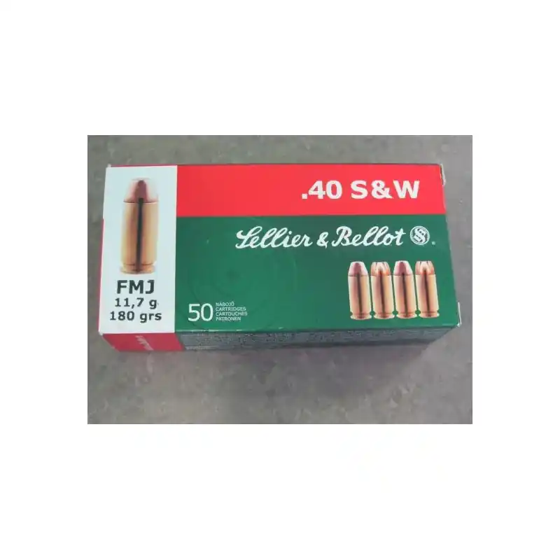 S&B CARICHE 40SW GR 180 FMJ