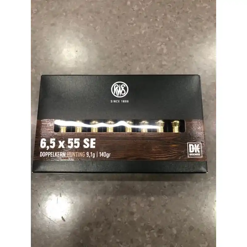 RWS CARICHE 6,5 X 55 DK 140 GR