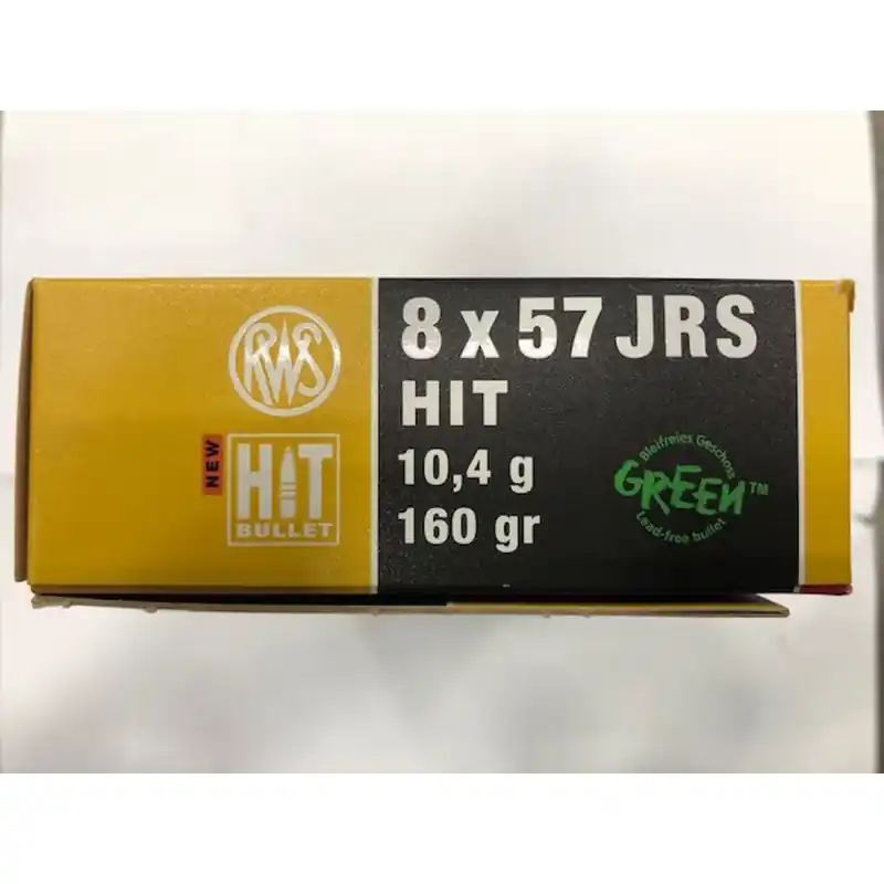 RWS CARICHE 8 X 57 JRS 160 GR HIT
