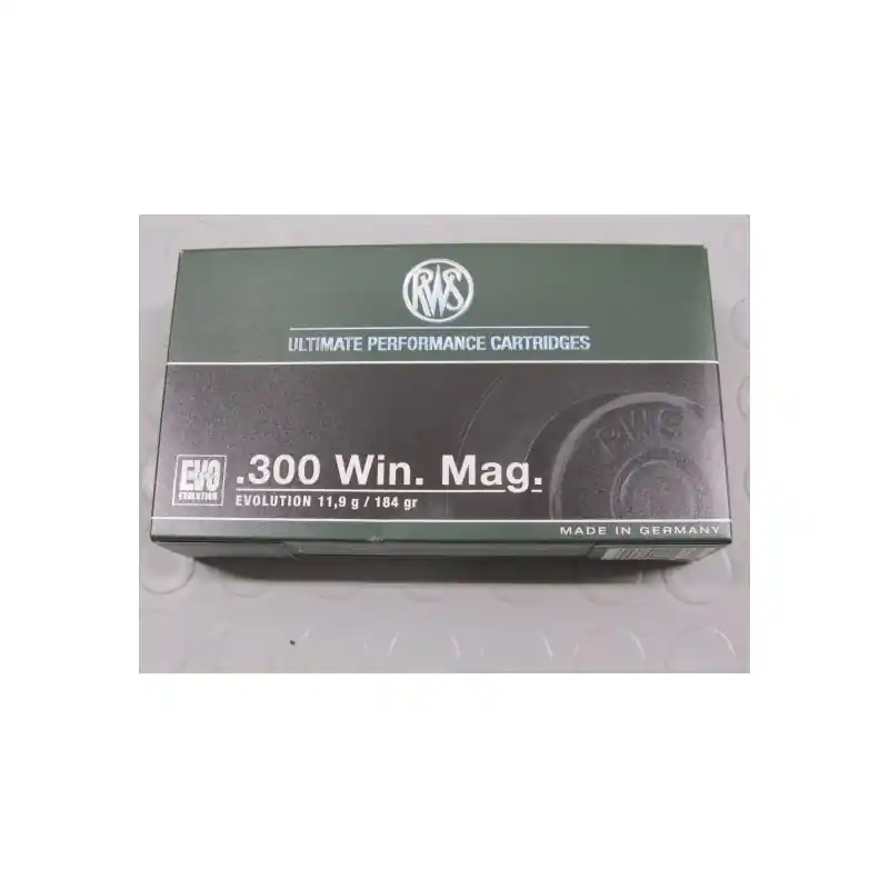 RWS CARICHE 300 WIN MAG 184 GR EVO