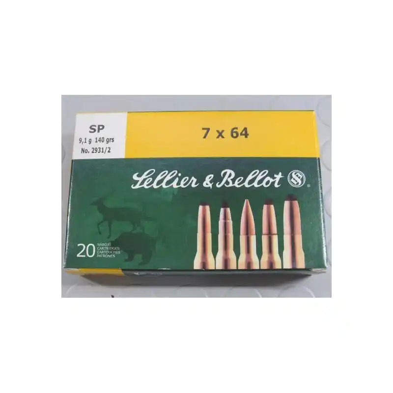 S&B CARICHE 7 X 64 SP 140 GR
