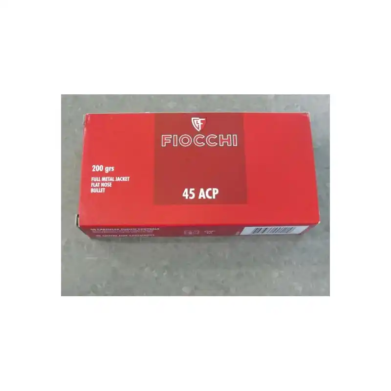 FIOCCHI CARICHE 45 ACP FMJFN GR 200