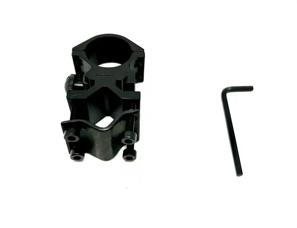 Supporto attacco metallo per torcia laser o cannocchiale