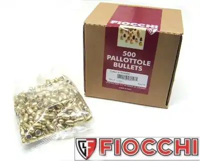 Palla Fiocchi blindata 9 corto FMJ 95 grani