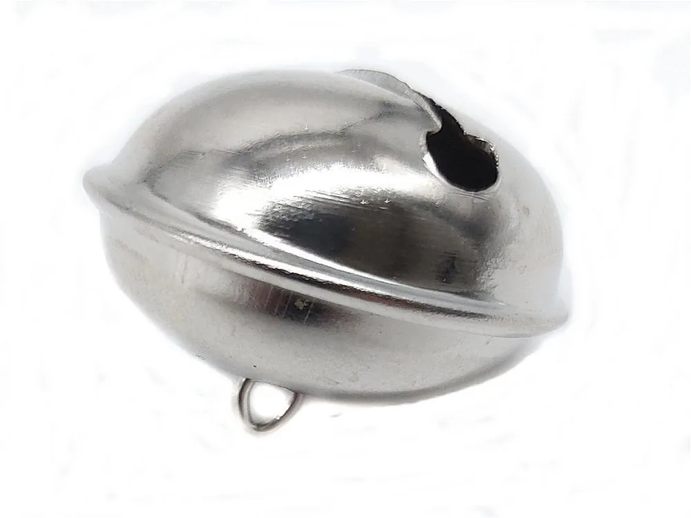 Campanella ottone nichelato 28 mm per cane leggero