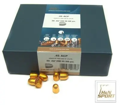 Palla HN ramata ogivale 45 acp 200 grani