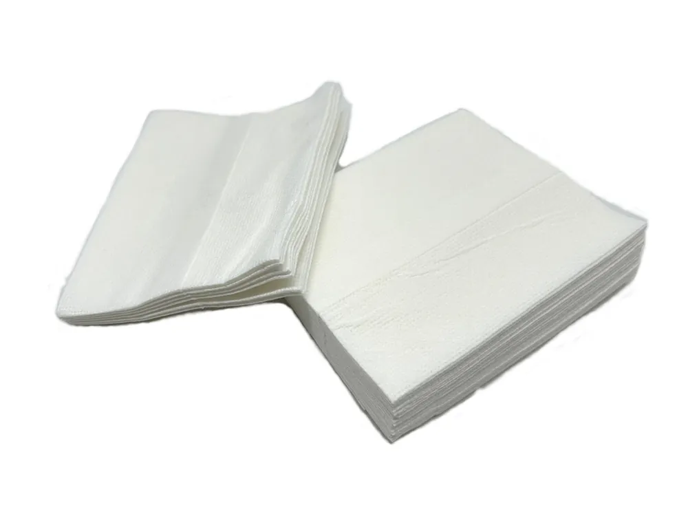 Panno in tnt bianco monouso 32x37 cm per pulizia arma