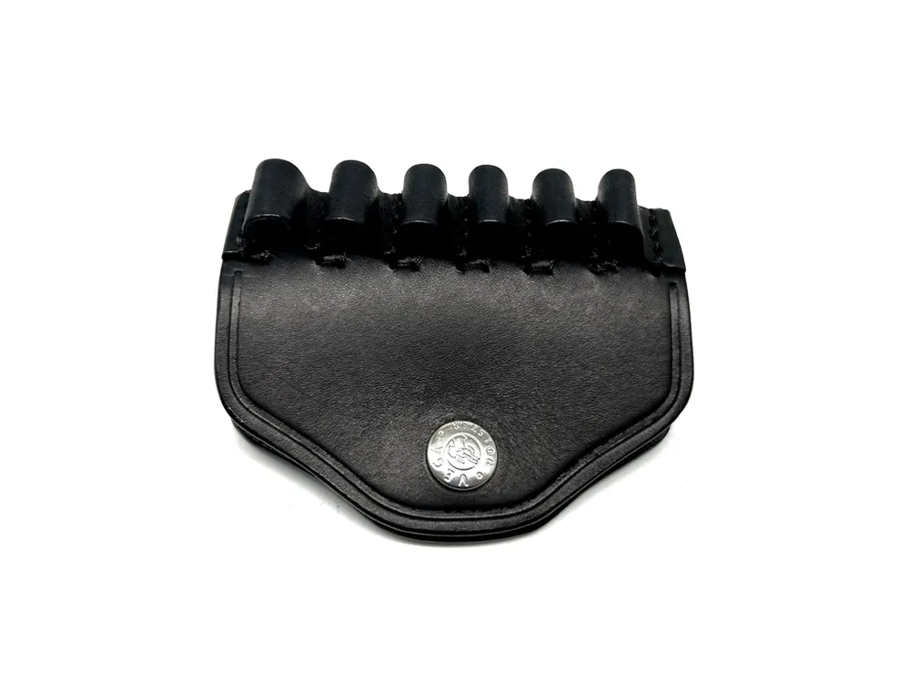Porta colpi Vega cuoio 6 posti aperto 1P12 calibro 38 357