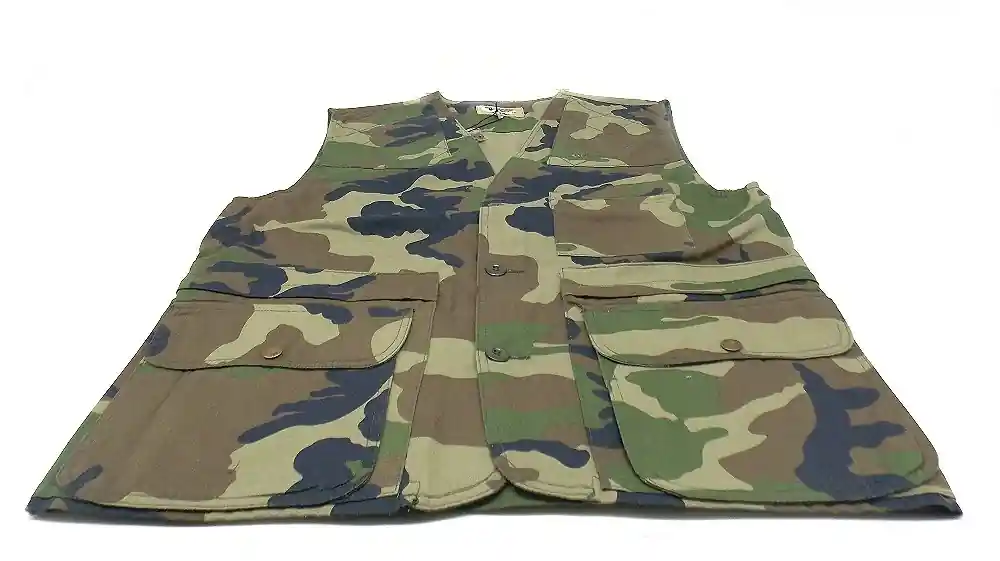 Gilet Univers da caccia mimetico in cotone