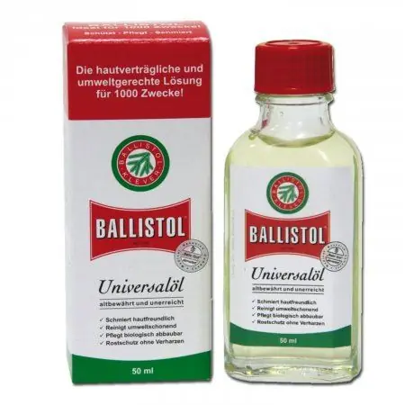 Olio Ballistol liquido 50 ml per pulizia armi