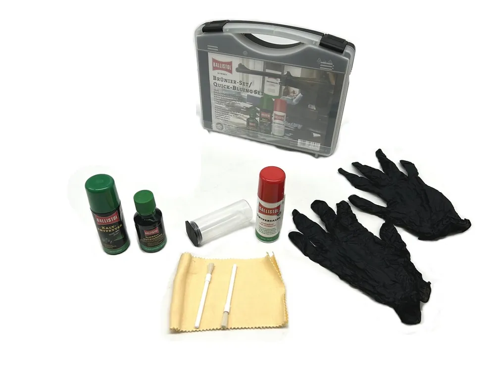 Set brunitore Ballistol con valigetta