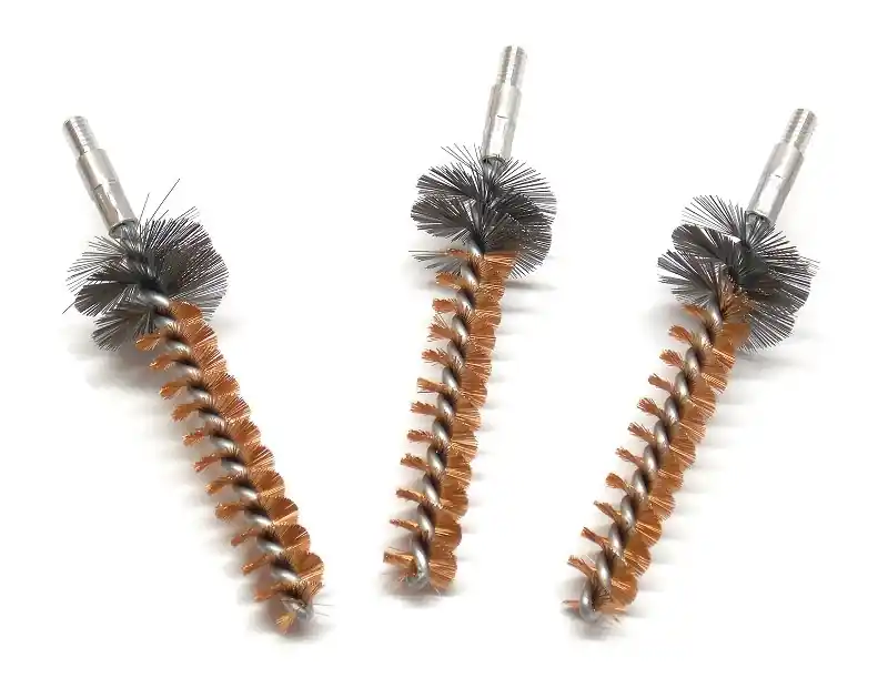 Blister 3 scovoli in bronzo ed acciaio per AR10-15 calibro 22 5,56 223
