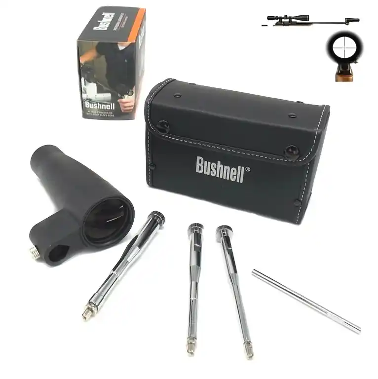 Collimatore per carabina e fucile Bushnell universale con 4 aste dal calibro 177 al calibro 12