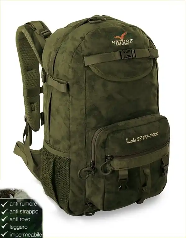 Zaino Nature Suede verde 28 litri