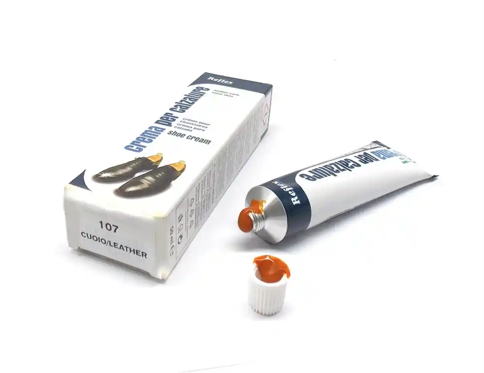 Crema Reflex cromatina super lucido colore cuoio per scarpe