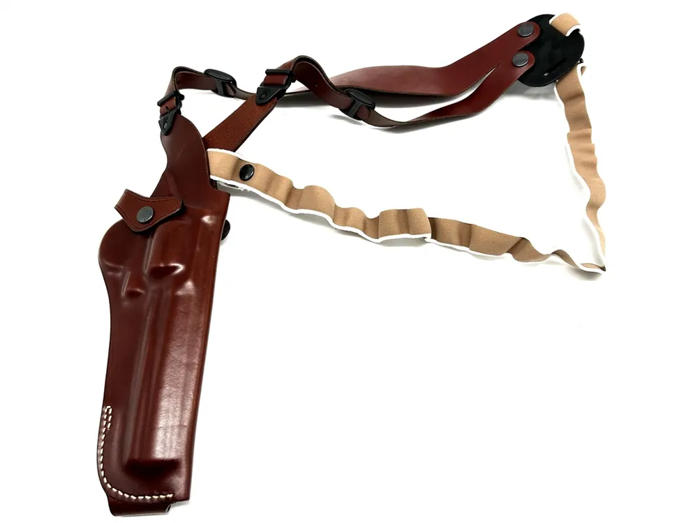 Fondina Vega cuoio ascellare AA114 revolver 6