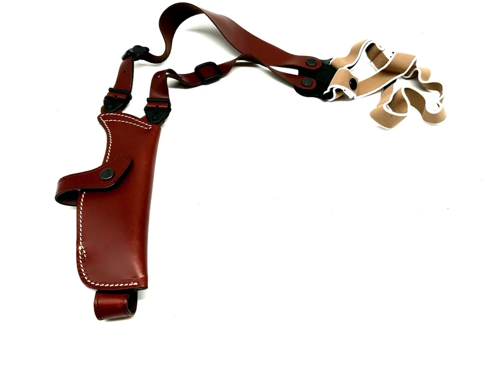 Fondina Vega cuoio ascellare AE151 Beretta 84 Sig Sauer Walter
